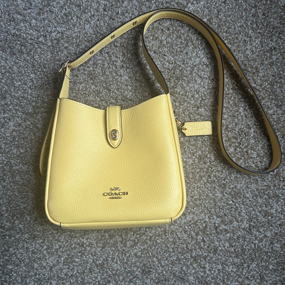 Coach Mini Hadley Leather Shoulder Bag
